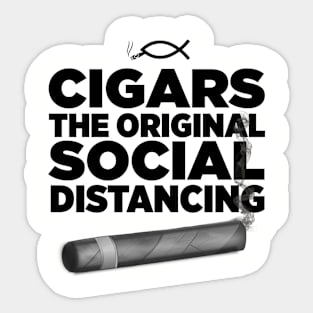 Cigars, The Original Social Distancing Sticker